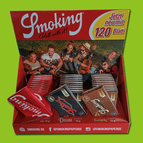 Smoking display double window Mix
