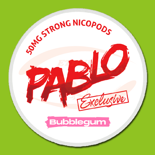 PABLO Snus Exclu.12g Bubblegum 50mg/g