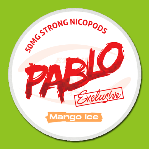 PABLO Snus Exclu.12g Mango Ice 50mg/g