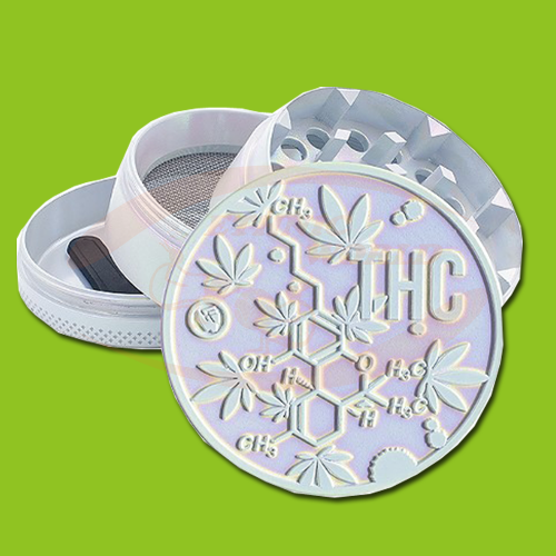 Grinder Fire-Flow THC Molecule Pearl 4 part 50mm