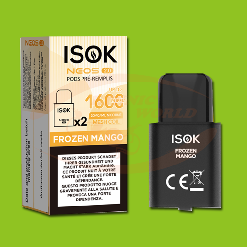 ISOK Neos 2.0 recharge Frozen Mango 2X2ml 20mg/ml