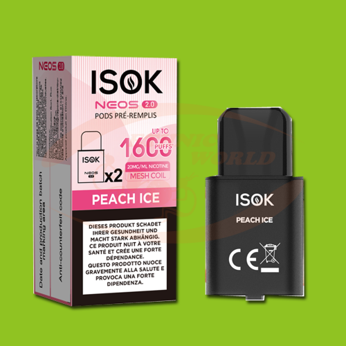 ISOK Neos 2.0 recharge Peach Ice 2X2ml 20mg/ml