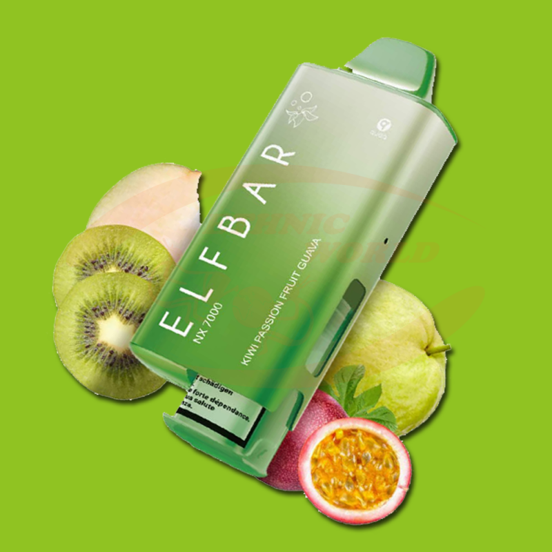 ELF BAR NX 7000 Puffs Kiwi Passion Guava 20 mg