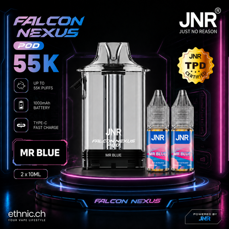 JNR POD 55K 20 mg Mr Blue