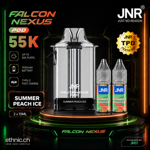 JNR POD 55K 20 mg Summer Peach Ice