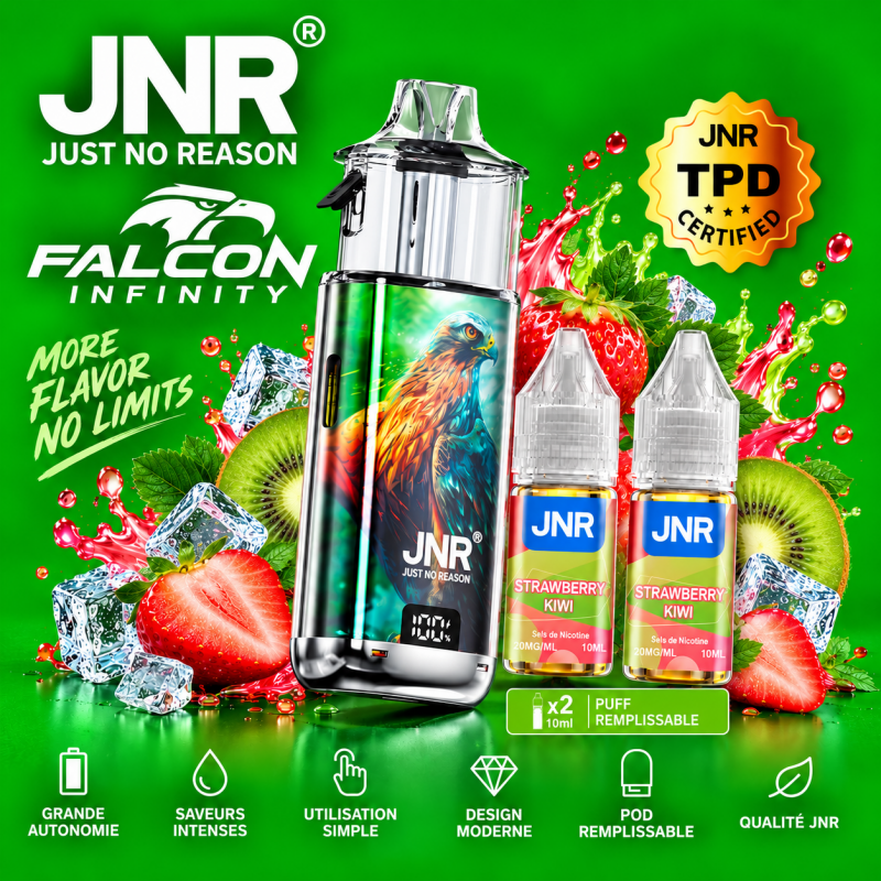 JNR KIT Infinity 55K 20 mg Strawberry Kiwi