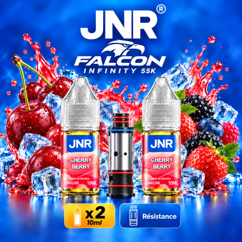 JNR POD Infinity 55K 20 mg Cherry Berry