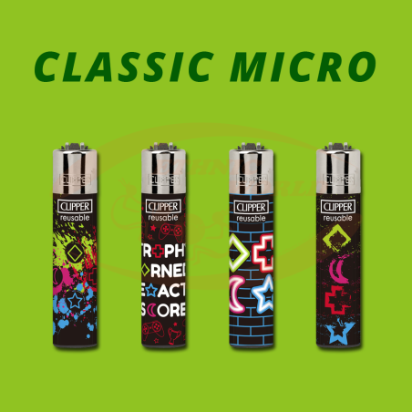 Clipper MICRO - Feuerzeug Game Addiction