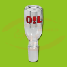 Douille en verre OIL Black leaf