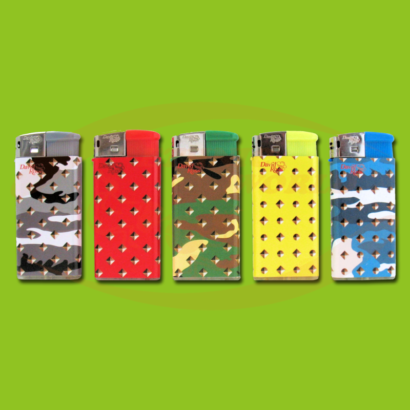 DR - Feuerzeug Electronic Studs  (25 Stk !)