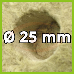 Rockwool 10cm ø 25mm
