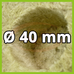 Steinwollsubstrat 10cm ø 40mm