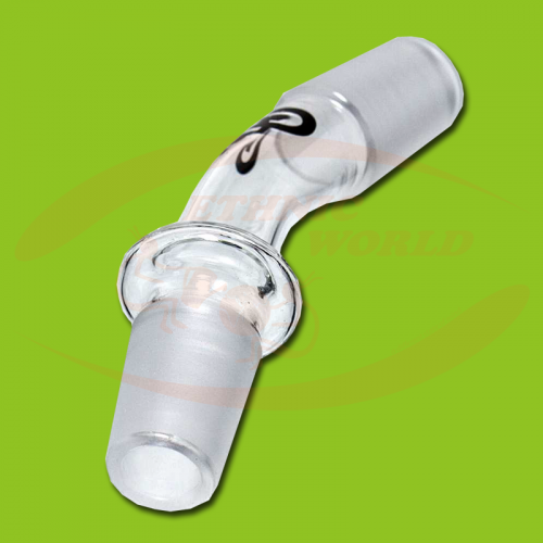 Glass tube - Male Adapter CURVED (18.8mm-18.8mm)