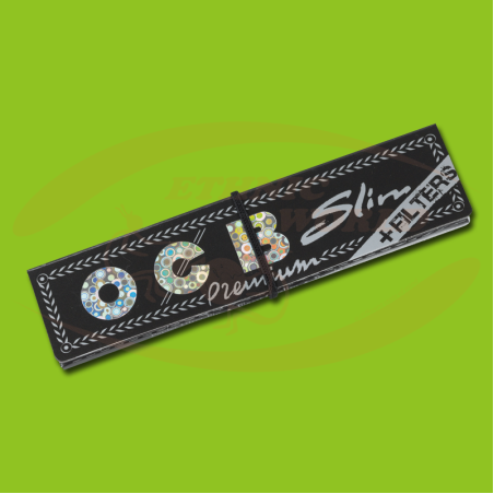 OCB Premium Slim +Filter (Noir, Long, Filter)