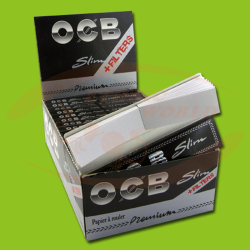 OCB Premium Slim +Filter (Black, Long, Filter)