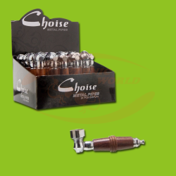 Metal - Wood Pipe 9 cm (04151)
