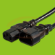 Power Cable with IEC (M) - IEC (F)