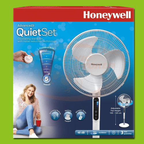 Honeywell QuietSet Stand Fan 40 cm