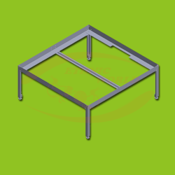 Support für Pflanzschale - Flut Tisch 100x100 cm