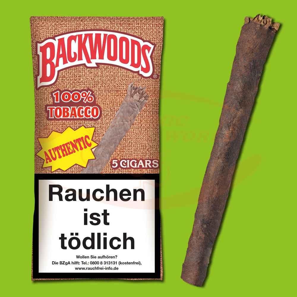 Backwoods Cigars - Machine Made Cigars - 8 Packs of 5 - Vape Puffer