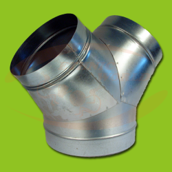 Y-Piece (Metal) 1x250 - 2x200