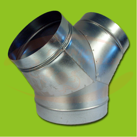 Y-Piece (Metal) 1x250 - 2x200