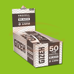 Gizeh Procell Active Filter 6 mm Black (50)