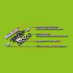 Gizeh Procell Active Filter 6 mm Green (50)