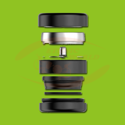 Grinder Flower Mill Premium Stainless 2.5" - 64mm