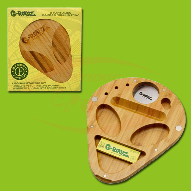 G-Rollz Alien Bamboo Tray 19x23cm