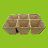 Jiffy Pot strips (6) 8x8x8cm