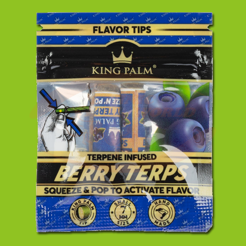 King Palm Flavor Tip Berry Terps (2 Stk)