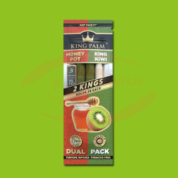 King Palm King Size 1 X Honey et 1 X Kiwi (2 pces)