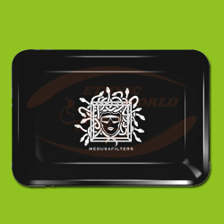 Medusa Black Rolling Tray 12.5x18cm
