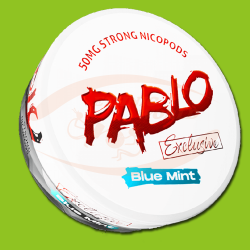 PABLO Snus Exclu.12g Blue Mint 50mg/g