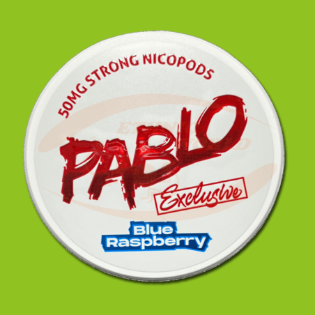 PABLO Snus Exclu.12g Blue Rasp. 50mg/g