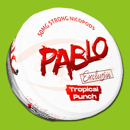 PABLO Snus Exclu.12g Tropical Punch 50mg/g