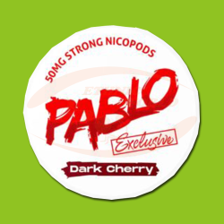 PABLO Snus Exclu.12g Dark Cherry 50mg/g