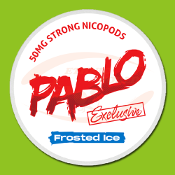 PABLO Snus Exclu.12g Frosted Ice 50mg/g