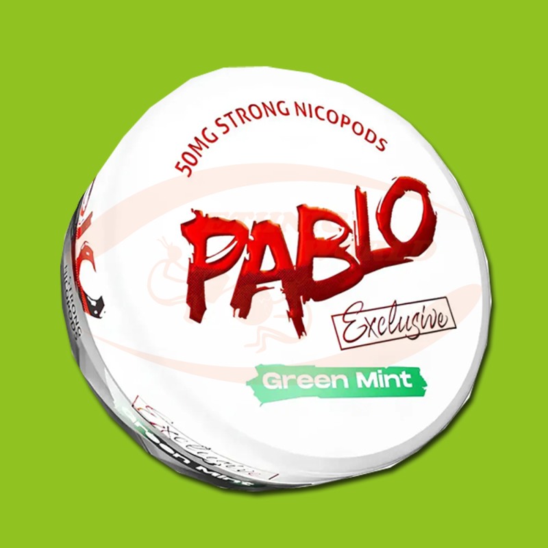 PABLO Snus Exclu.12g Green Mint 50mg/g