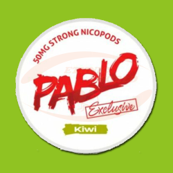 PABLO Snus Exclu.12g Kiwi 50mg/g