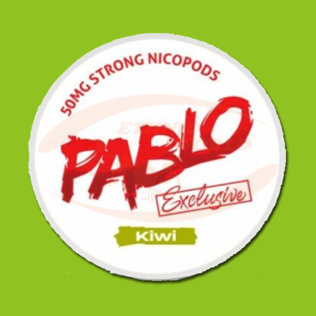 PABLO Snus Exclu.12g Kiwi 50mg/g