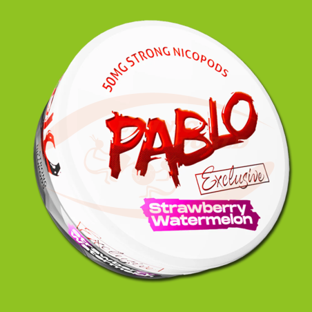 PABLO Snus Exclu.12g Straw. Water. 50mg/g
