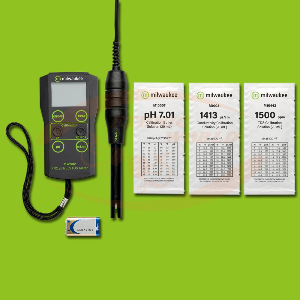 Milwaukee Portable pH/EC meter MW802 Ethnic World