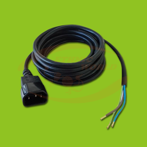 Power Cable with IEC Plug (M) - 3x1.5mm²