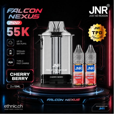 JNR POD 55K 20 mg Cherry Berry