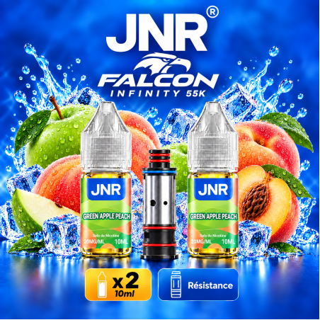 JNR POD Infinity 55K 20 mg Green Apple Peach