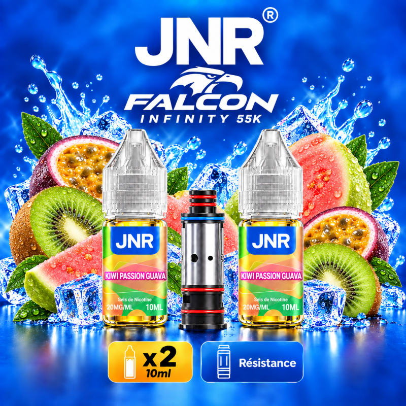 JNR POD Infinity 55K 20 mg Kiwi Passion Guava