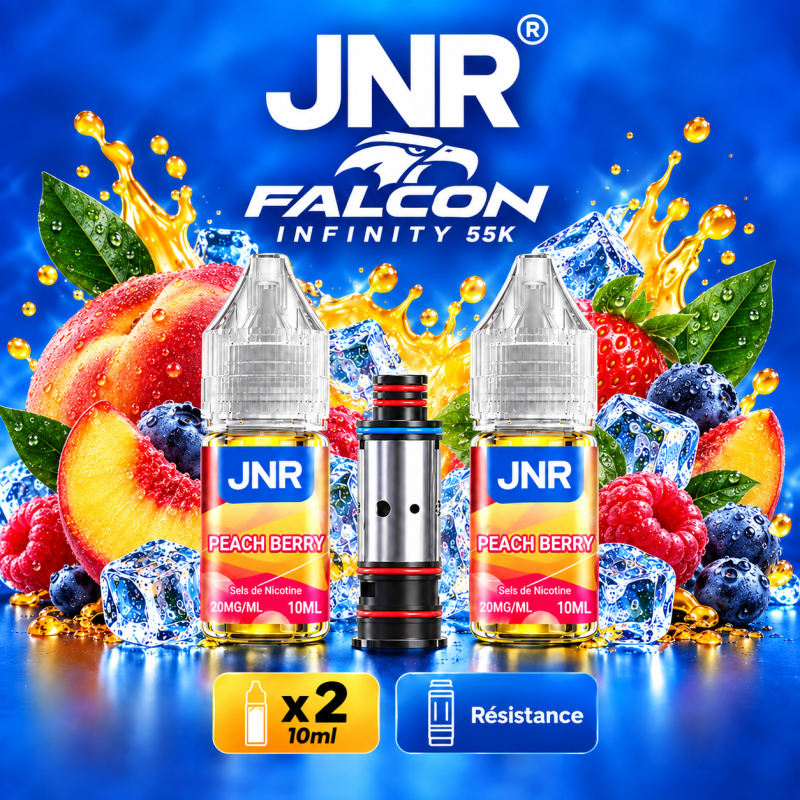 JNR POD Infinity 55K 20 mg Peach Berry