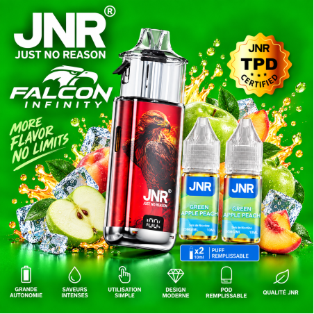 JNR KIT Infinity 55K 20 mg Green Apple Peach